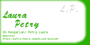 laura petry business card